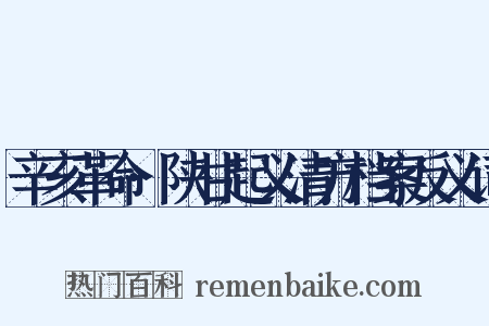 辛亥革命·陕甘起义清方档案反义词是什么意思的图片
